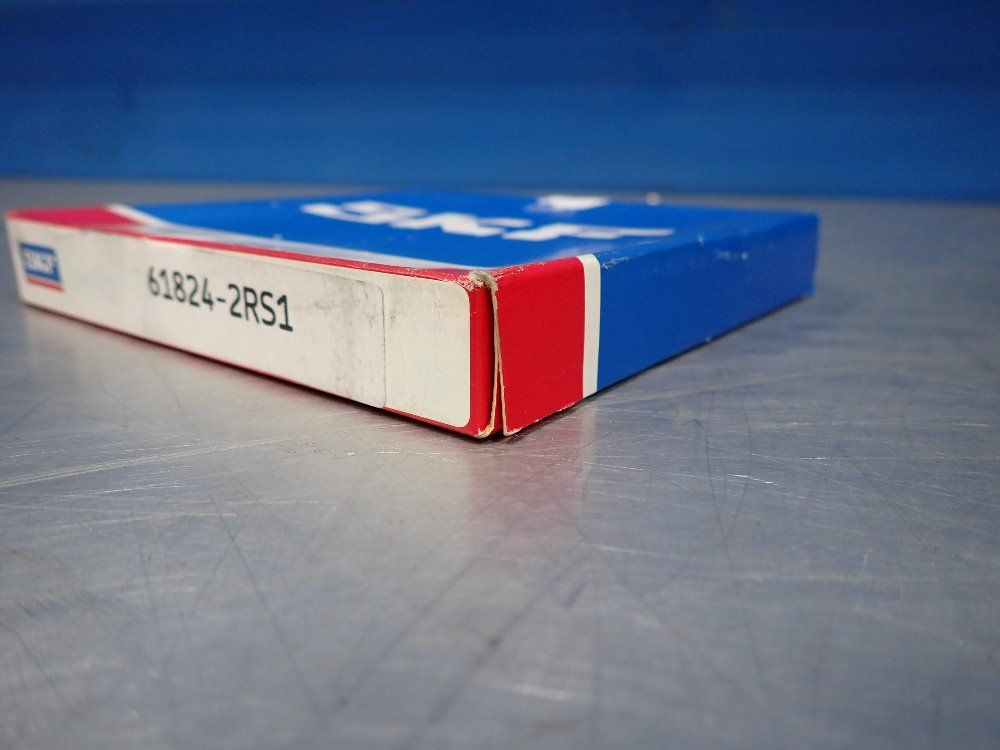 Skf 4.72" Bore Sealed Deep Groove Ball Bearing - 61824-2rs1