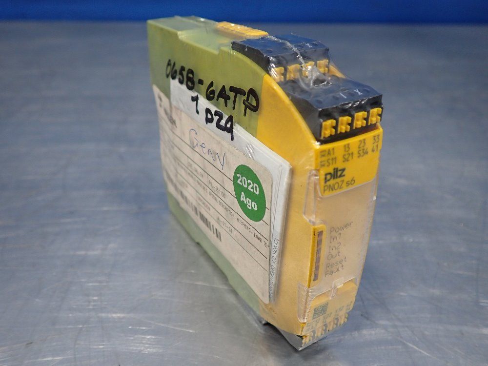 Pilz Automation 24vdc Safety Relay - Pnoz S6 C 24vdc 3n/o 1n/c