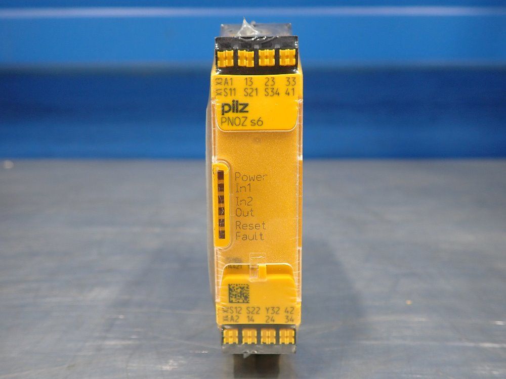 Pilz Automation 24vdc Safety Relay - Pnoz S6 C 24vdc 3n/o 1n/c