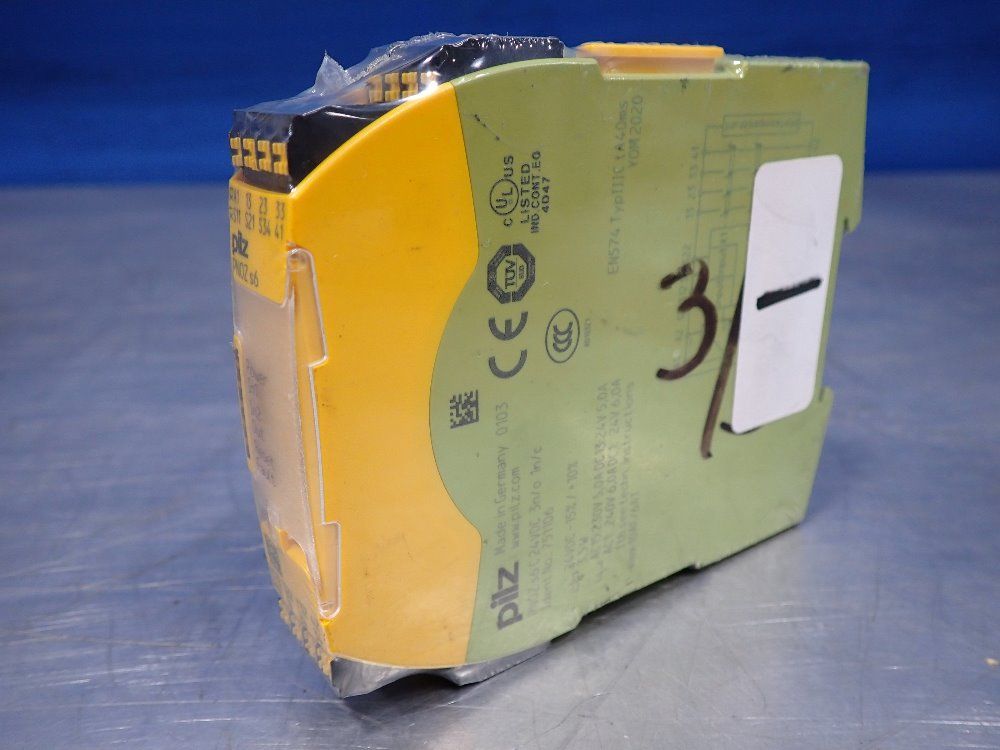 Pilz Automation 24vdc Safety Relay - Pnoz S6 C 24vdc 3n/o 1n/c