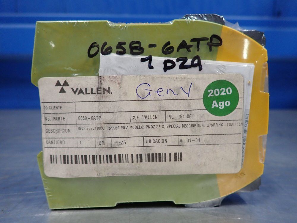 Pilz Automation 24vdc Safety Relay - Pnoz S6 C 24vdc 3n/o 1n/c