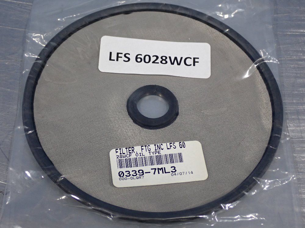 Ftg 6". 28 Micron Wire Cloth Filter - Lfs 6028wcf