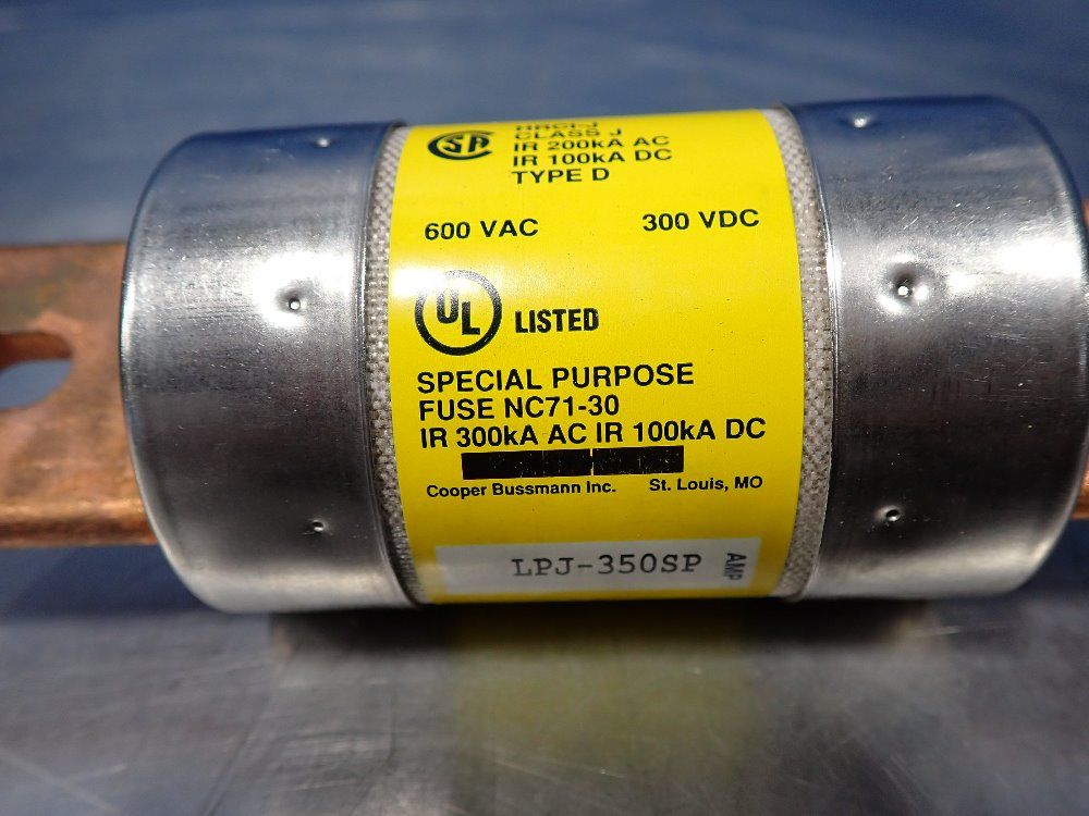 Bussmann 350a Dual Element Time Delay Fuse - Lpj-350sp