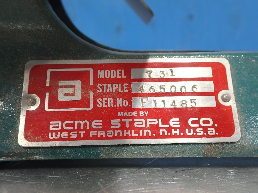 Acme Staple Company #465006 Staple Stapler - 731