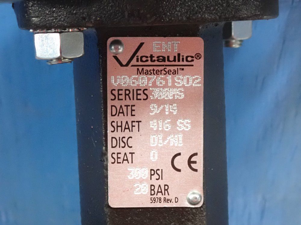 Victaulic 6", 300psi Butteryfly Valve - V060761s02