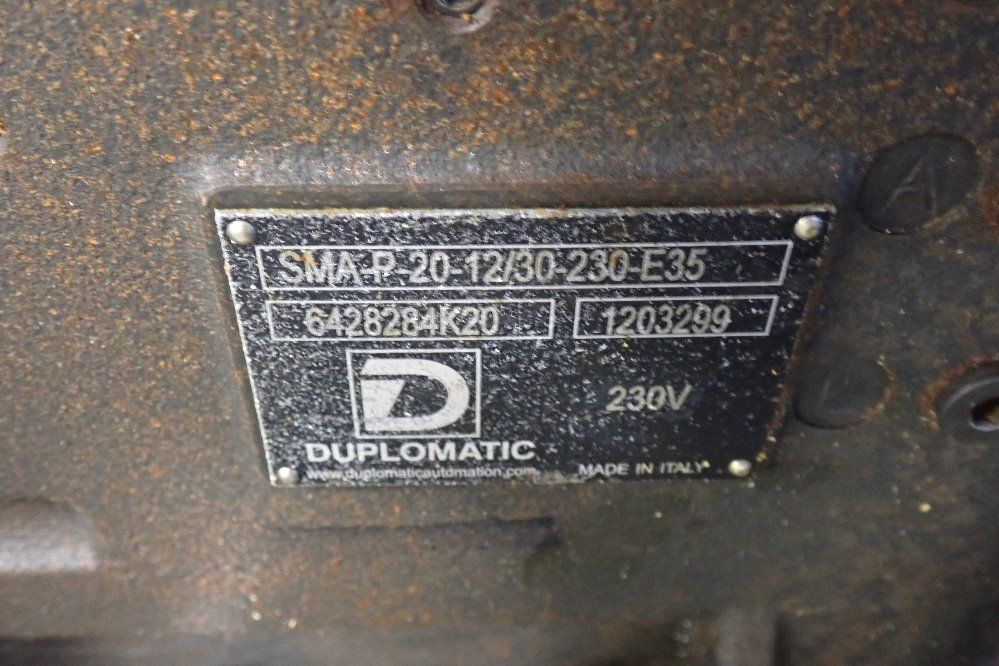 Duplomatic Tool Changer - Sma-r20-12/30-230e35