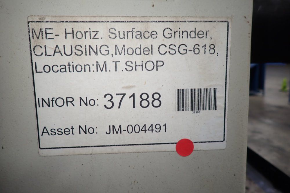 Clausing Equiptop Grinder - Csg618