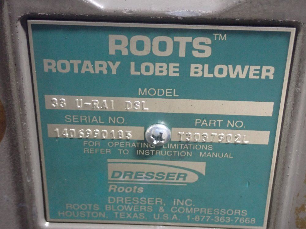 Roots Blower - 33 U-raidsl