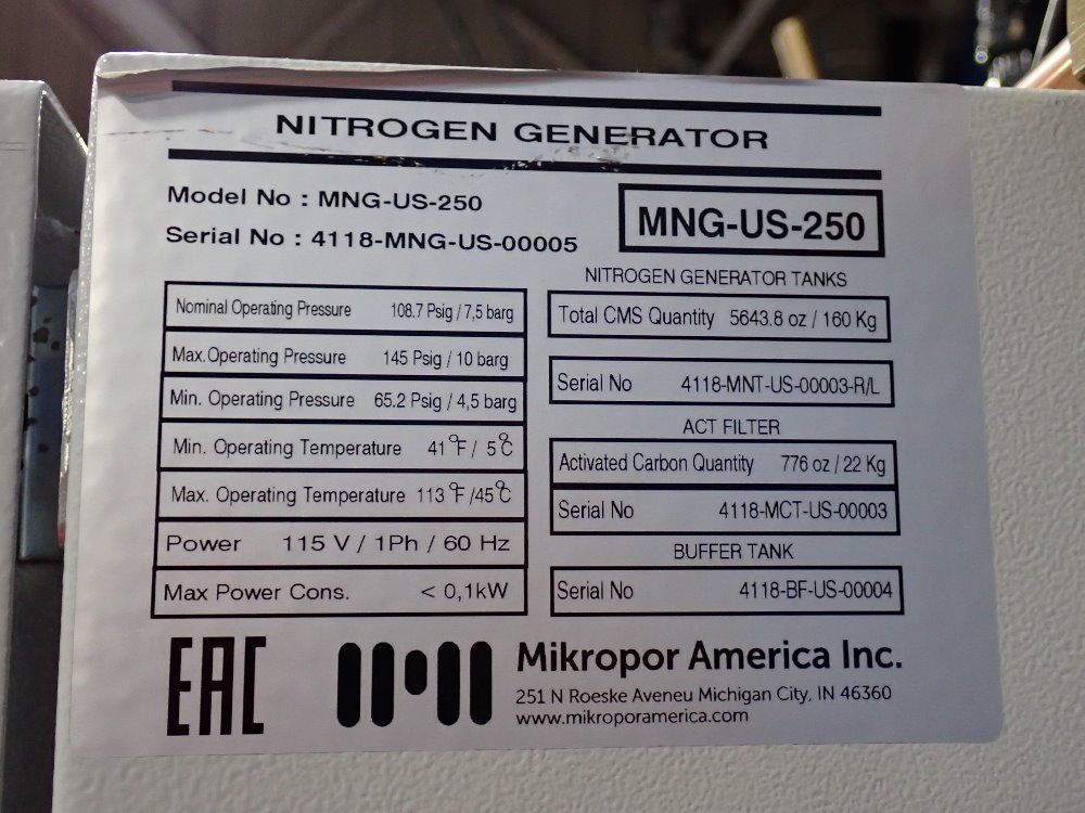 Mikropor Nitrogen Generator