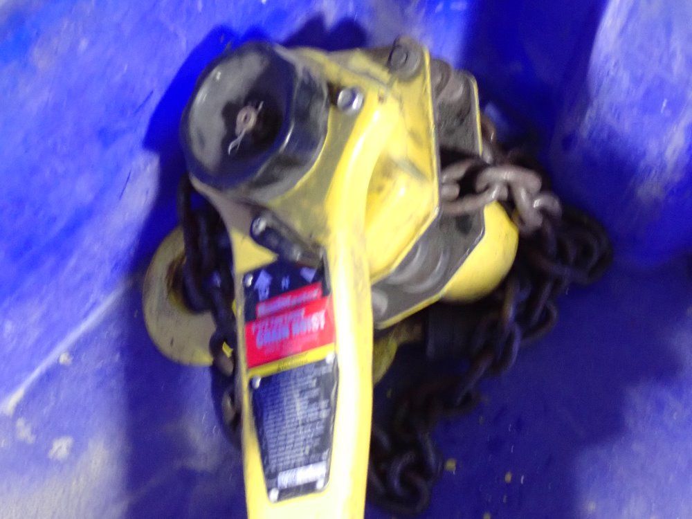 Used Haul Master Chain Hoist HGR Industrial Surplus