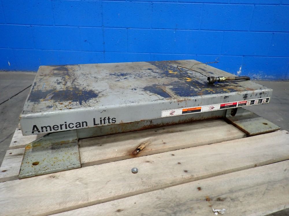 Used American Lifts Lift Table Hgr Industrial Surplus 7453