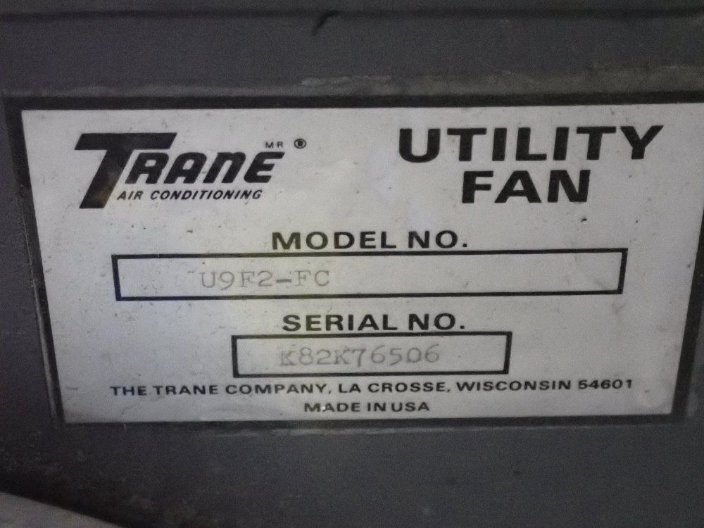 Trane Utility Fan