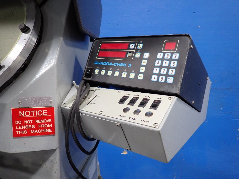 Used J&l J&l Classic 14f Optical Comparator HGR Industrial Surplus