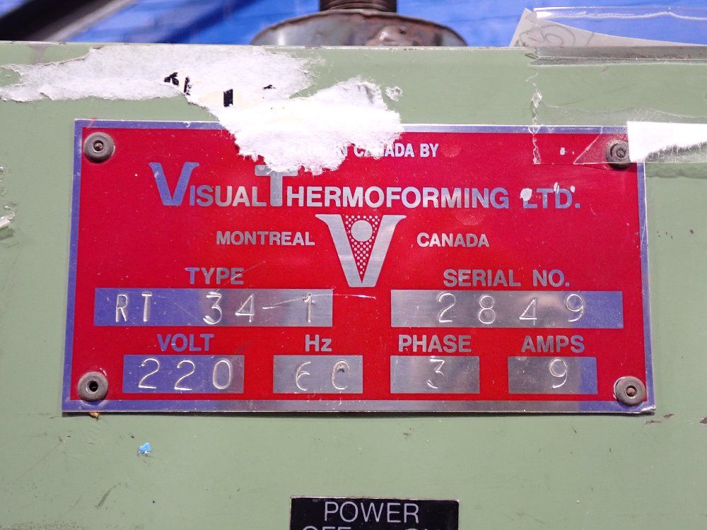 Visual Thermoforming Visual Thermoforming Rt 341 Roller Press