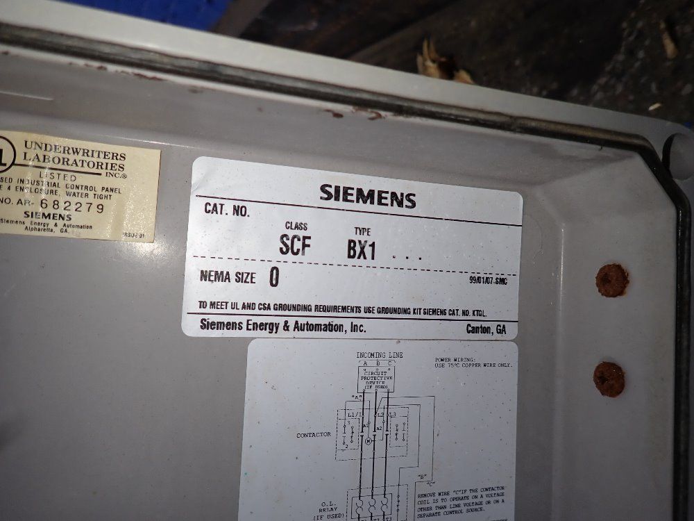 Siemens Electrical Cabinet