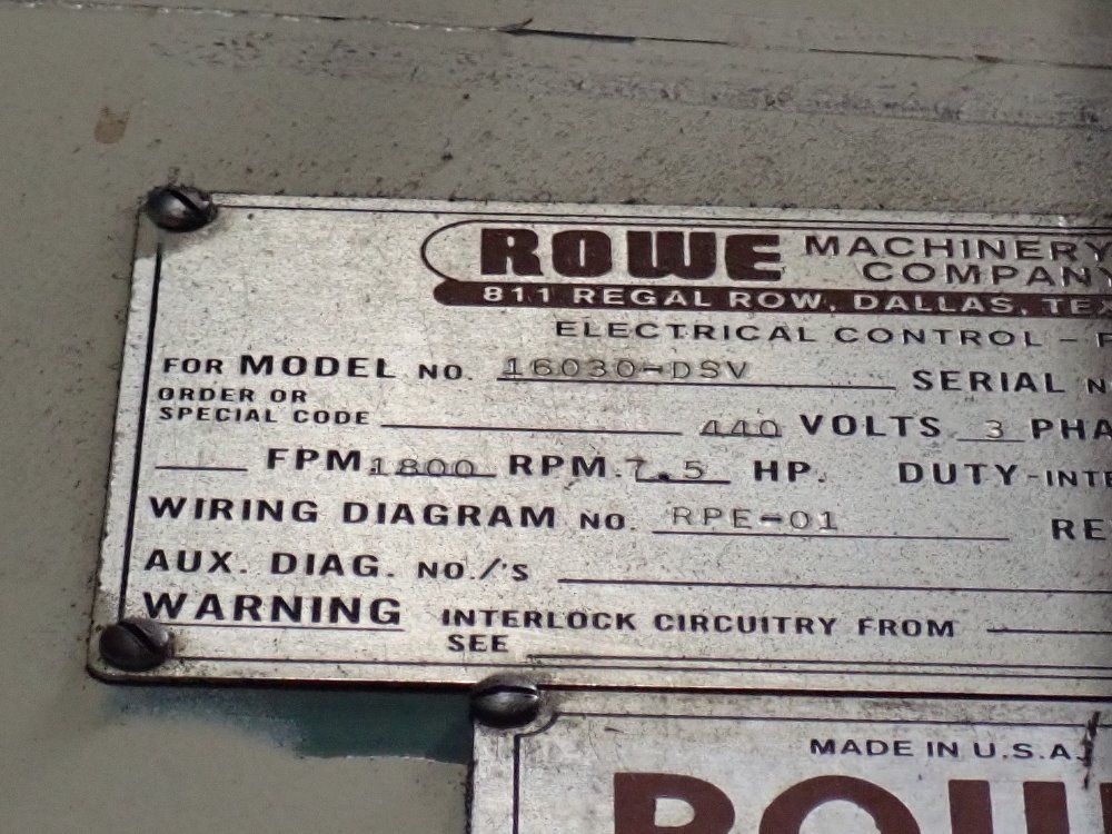 Rowe Rowe 16030dsv Coil Reel