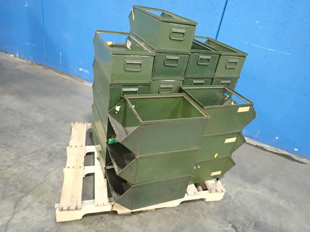 Used Metal Bins HGR Industrial Surplus