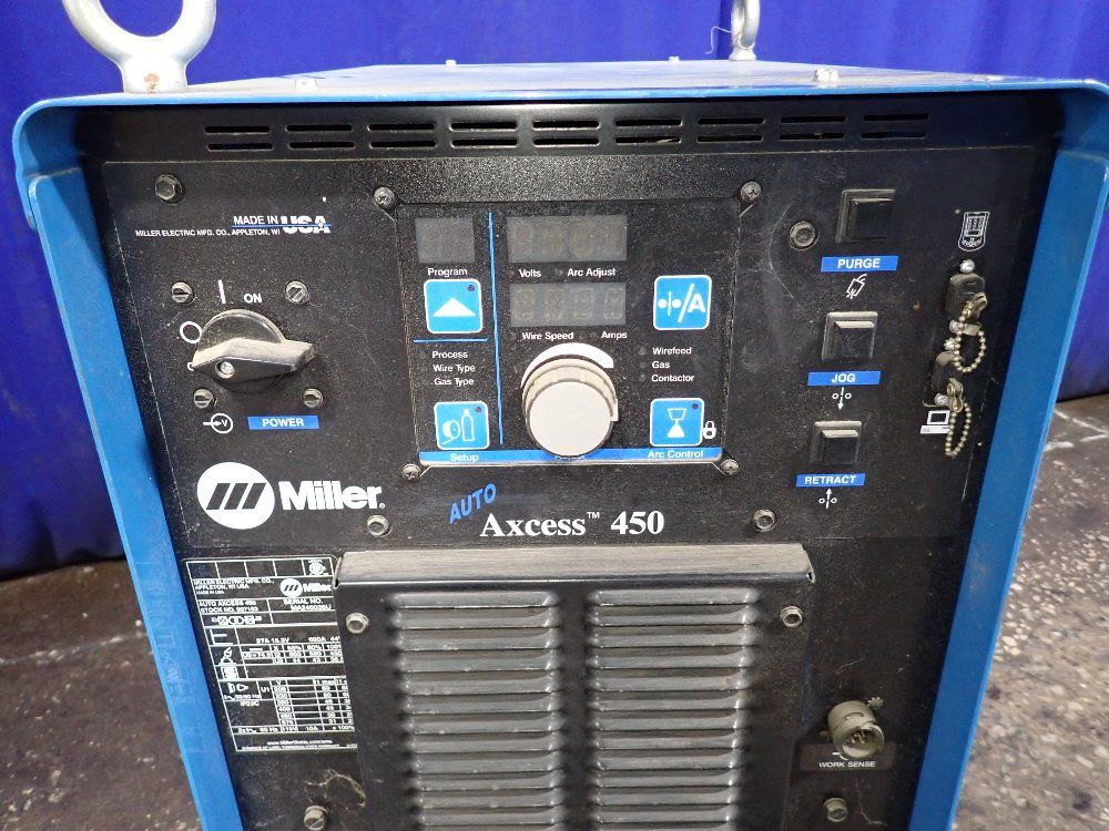Used Miller Miller Autoaxcess 450 Welder HGR Industrial Surplus