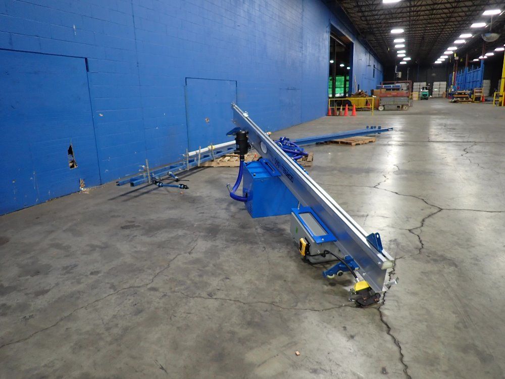 Used Gorbel/cynergy Gorbel 500 Lbs Bridge Crane With Vacuum Lifts...