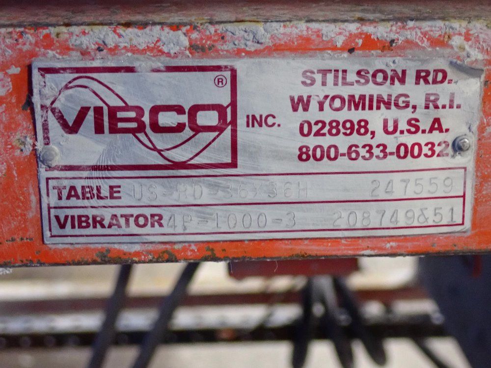 Vibco Vibration Table