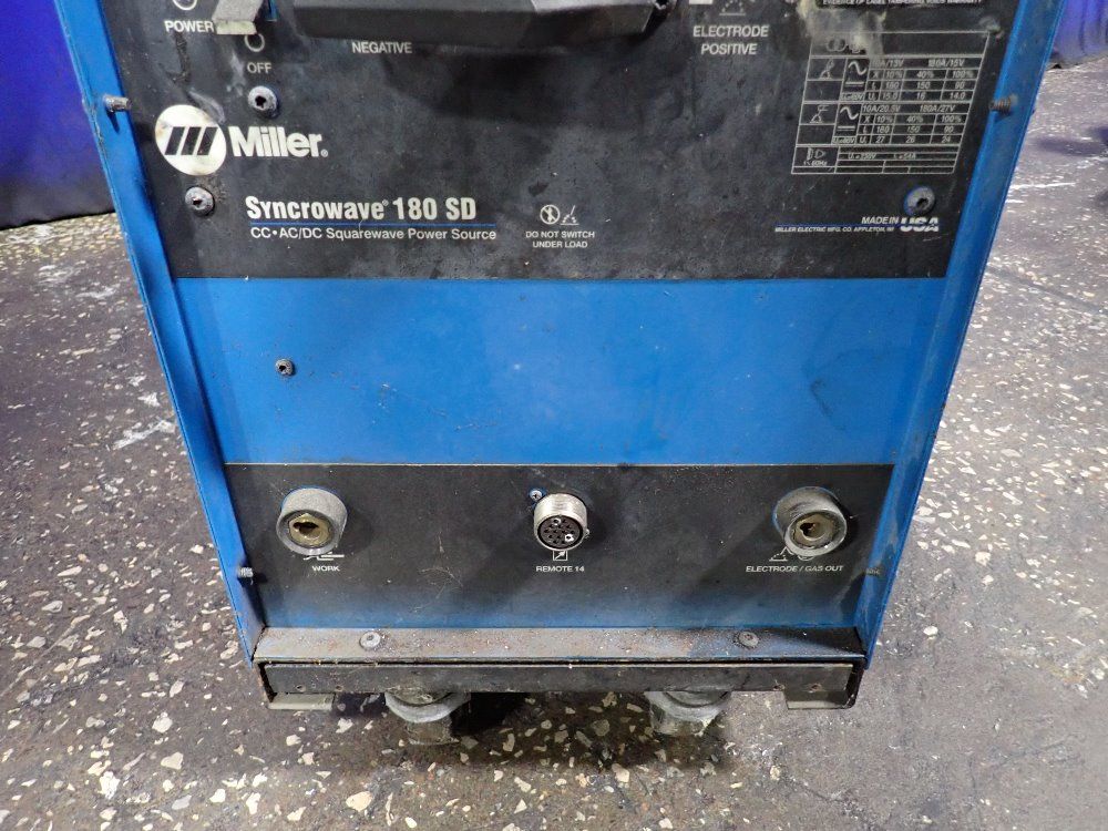 Miller Miller Syncrowave 180 Sd Welder