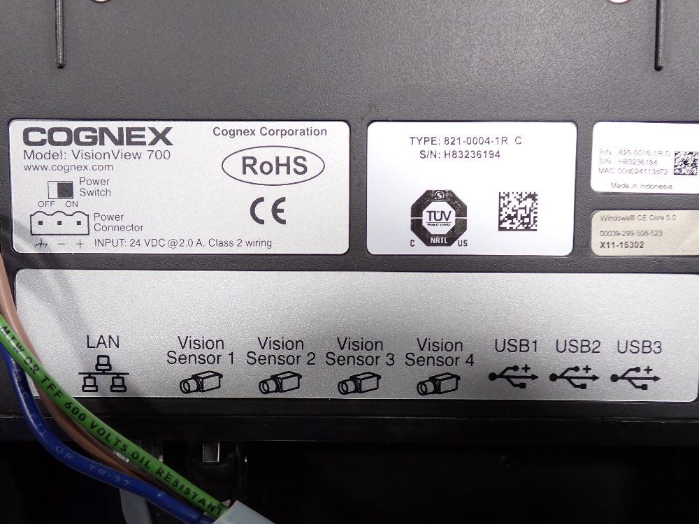 Cognex Cognex Vision View Industrial Control Panel Enclosure