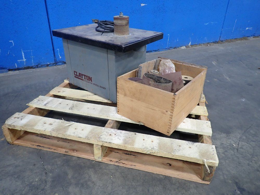 Used Clayton Oscilating Spindle Sander HGR Industrial Surplus