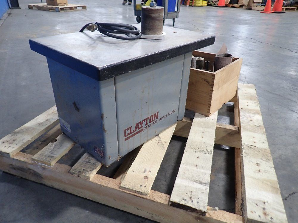 Used Clayton Oscilating Spindle Sander HGR Industrial Surplus