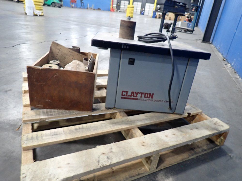 Used Clayton Oscilating Spindle Sander HGR Industrial Surplus
