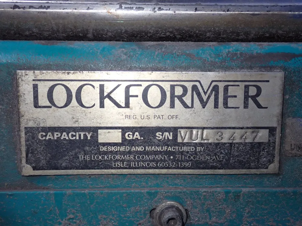 Lockformer Lockformer Plasma Table