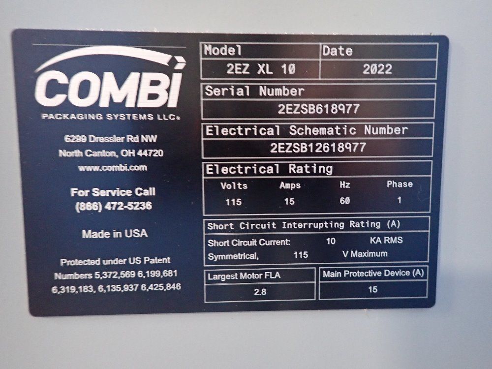 Combi 2022 Combi 2ez Xl 10 Case Erector  Bottom Taper