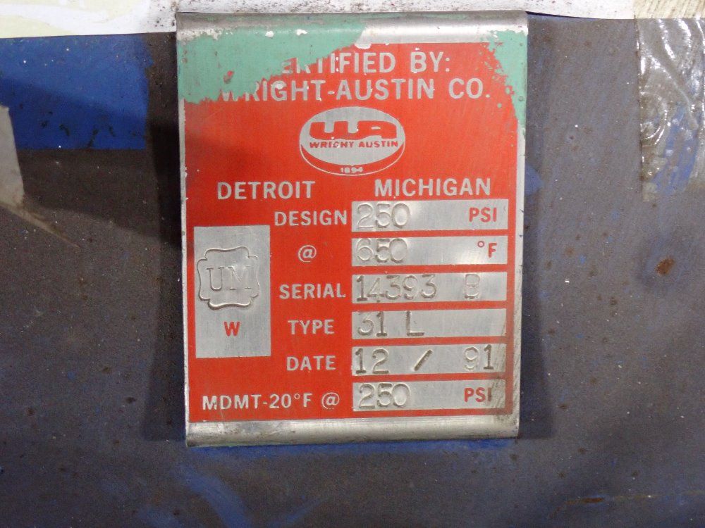 Wright Austin Moisture Separator And 2pc Piping