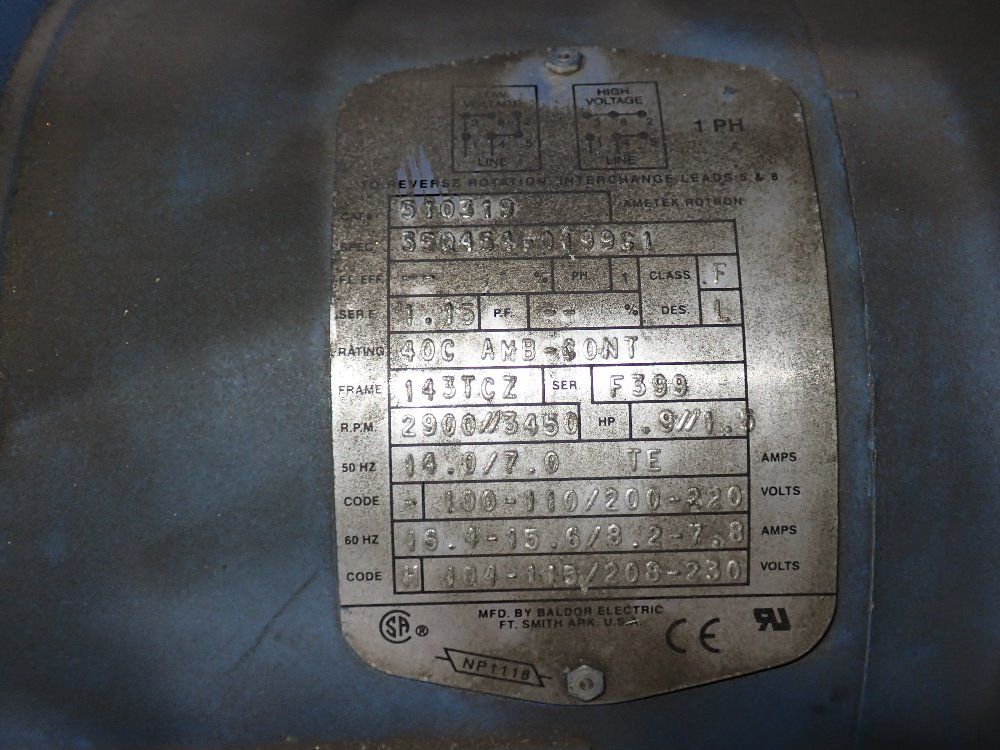 Used Metek Blower | HGR Industrial Surplus