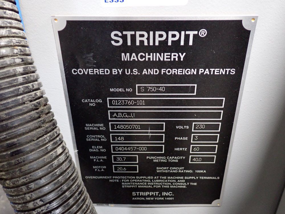 Strippit Strippit S75040 Punch Press