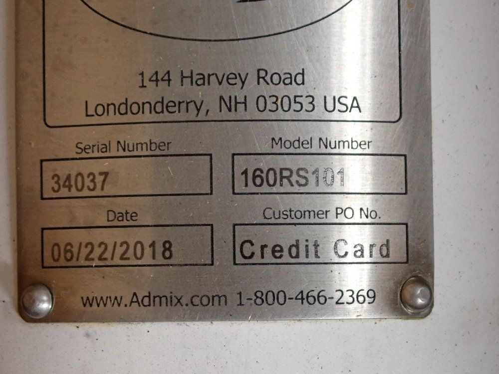 Used Admix Admix Mixer | HGR Industrial Surplus