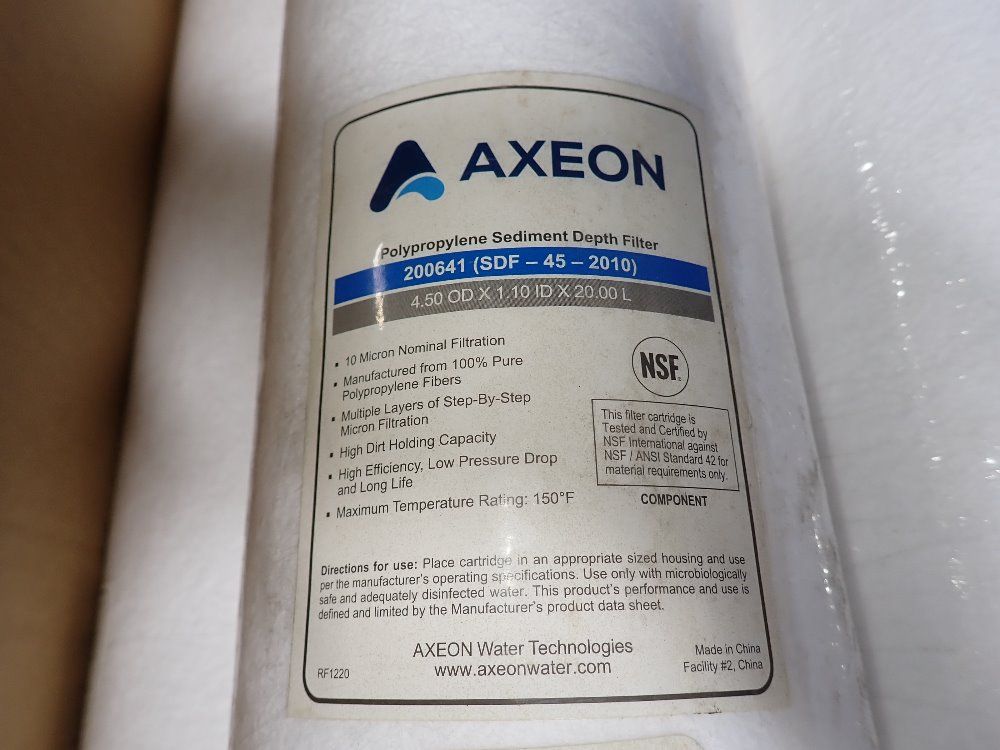 Axeon Polypropylene Sediment Depth Filler