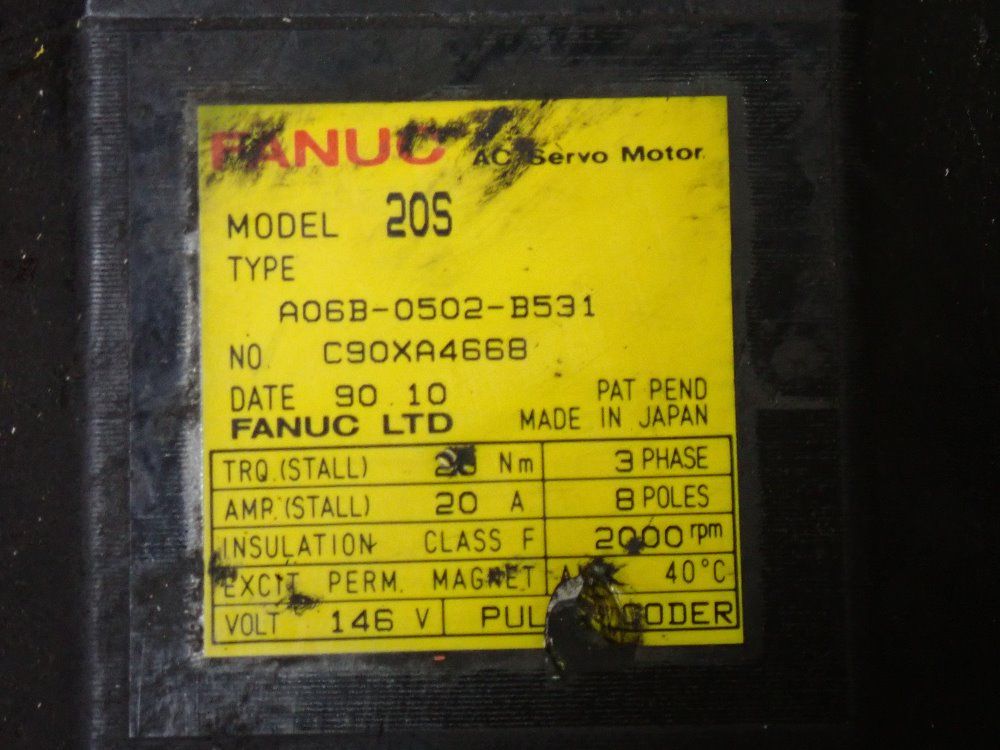 Fanuc Ac Servo Motor