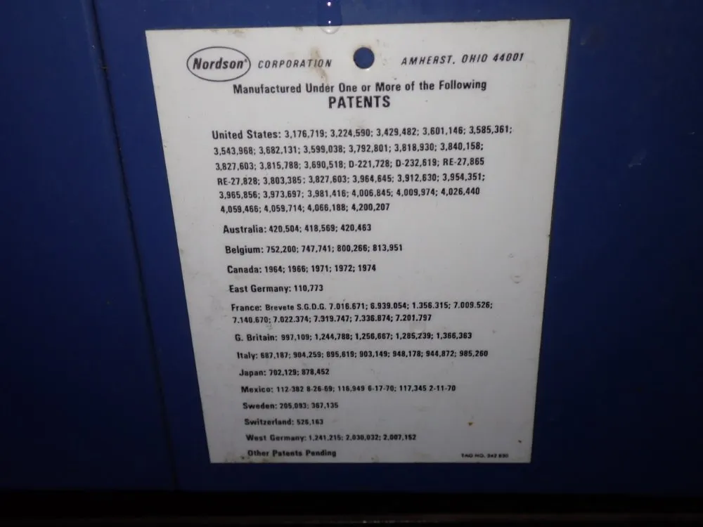 Nordson Hot Melt Glue Machine - Hmxviii