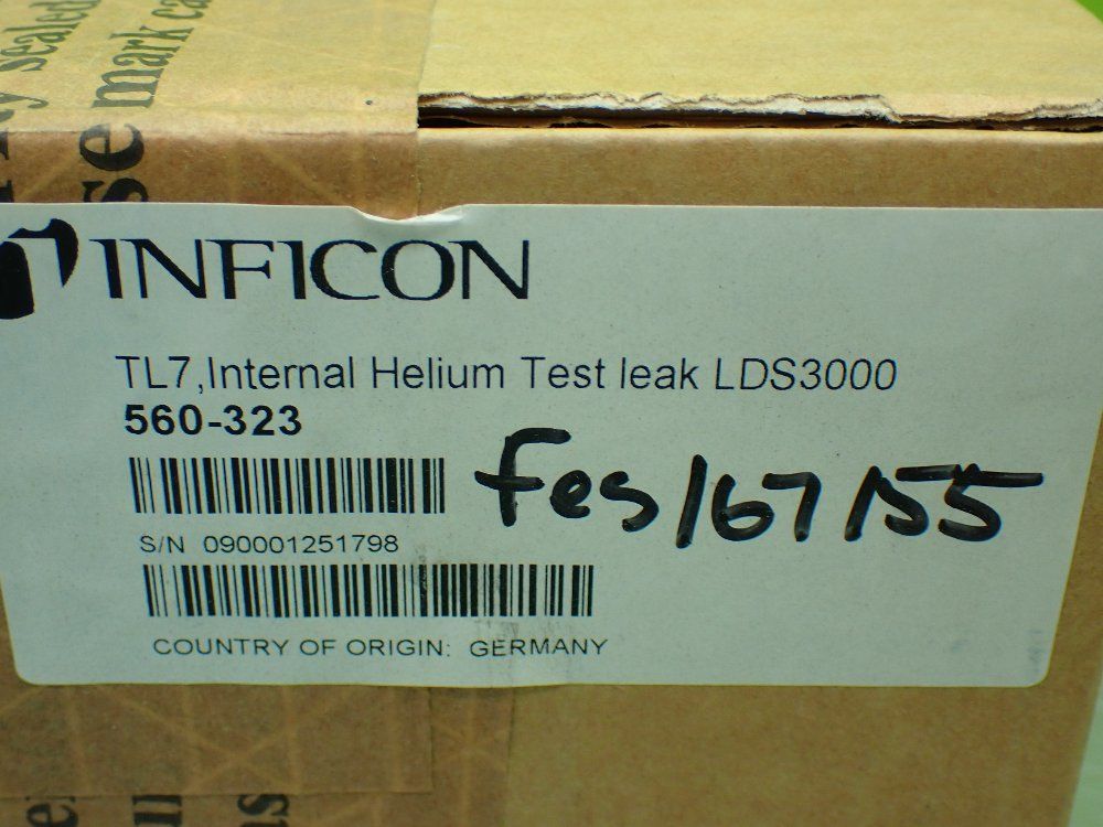 Inficon Tl7 Internal Helium Leak Test Lds3000