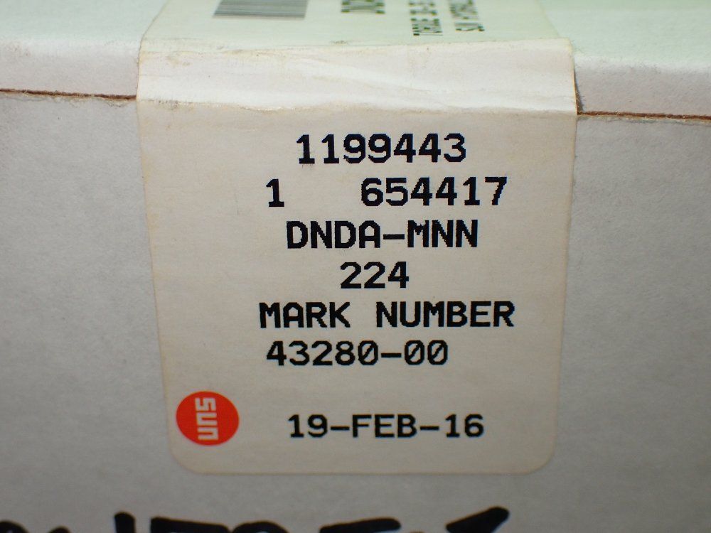 Sun Hydraulics Catridge Valve - Dnda-mnn