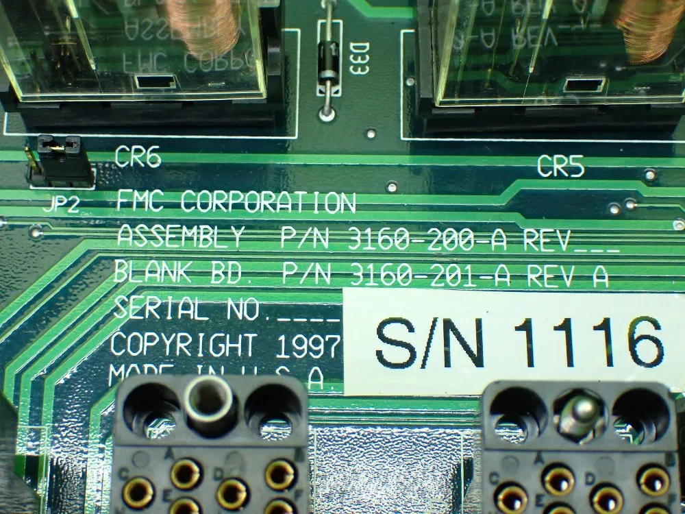 Fmc Pcb Robotic Distribution Board - 3160-200-a
