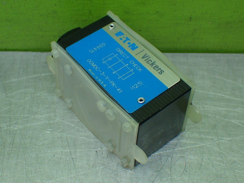 Eaton Vickers Hydraulic Check Valve. - Dgmdc-3-y-pk-41