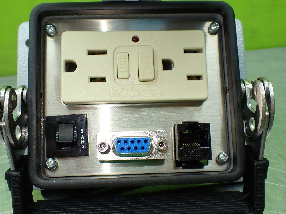 Mencom Panel Interface Connector Wgfci Duplex Outlet