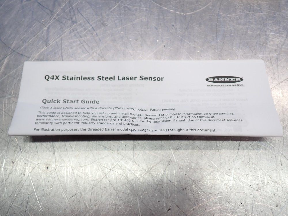 Banner Engineering Laser Distance Sensor