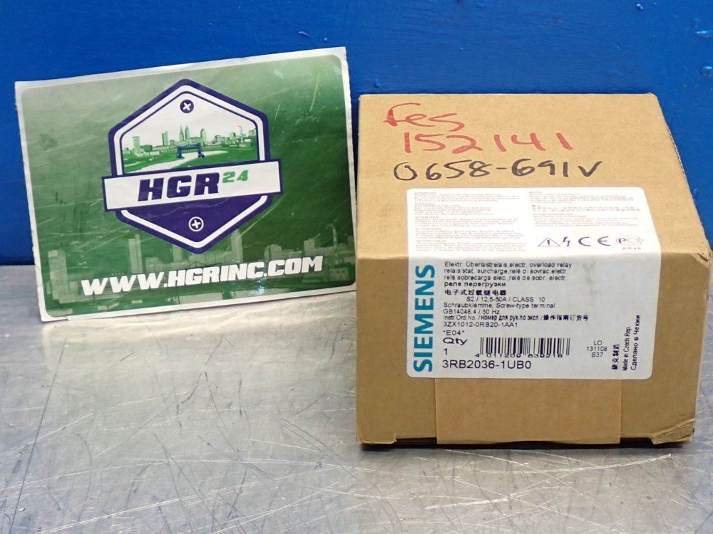 Siemens Solid State Overload Relay - 3rb2036-1ub0