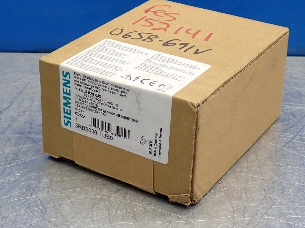 Siemens Solid State Overload Relay - 3rb2036-1ub0