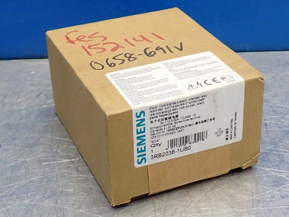 Siemens Solid State Overload Relay - 3rb2036-1ub0