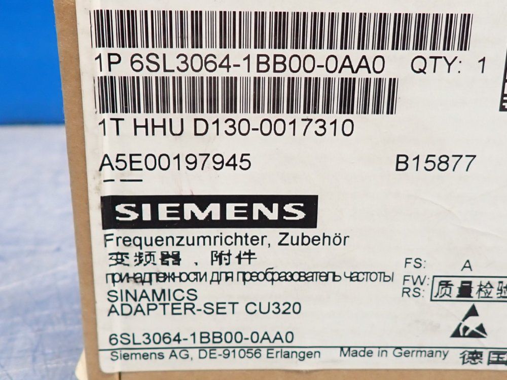 Siemens Imatic Spacer For 50mm Control Unit - 6sl30641bb000aa0