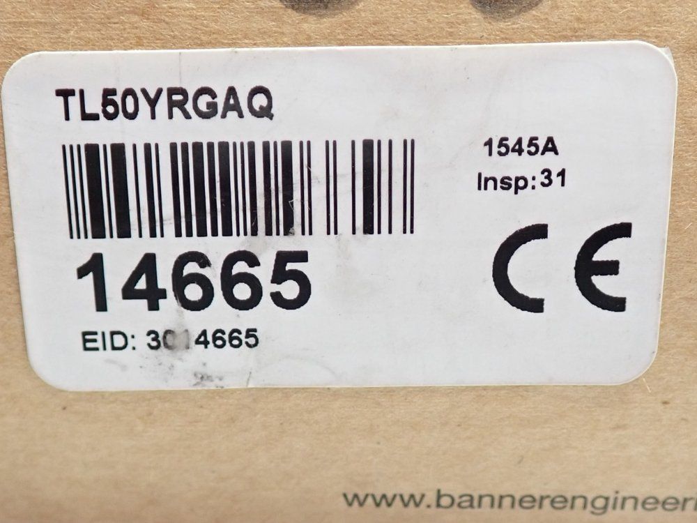 Banner 50mm Tower Light Unit - Tl50yrgaq