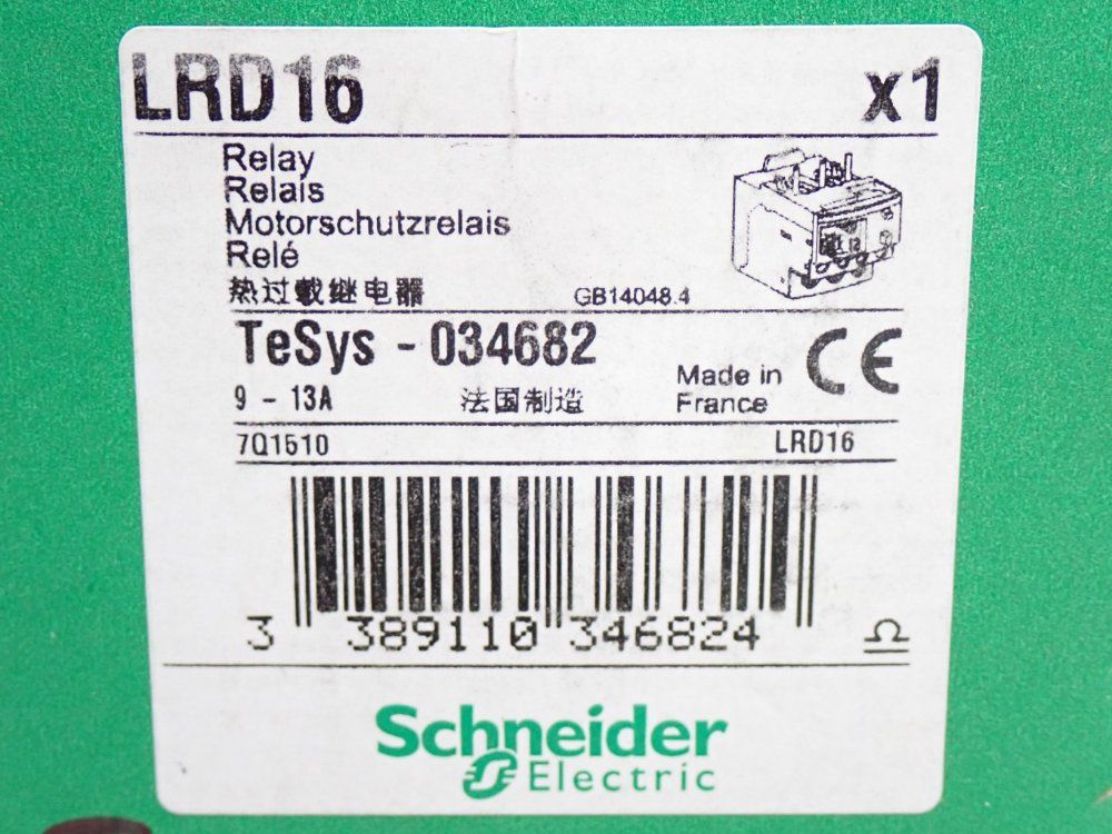 Schneider Electric Thermal Iec Overload Relay - Lrd16